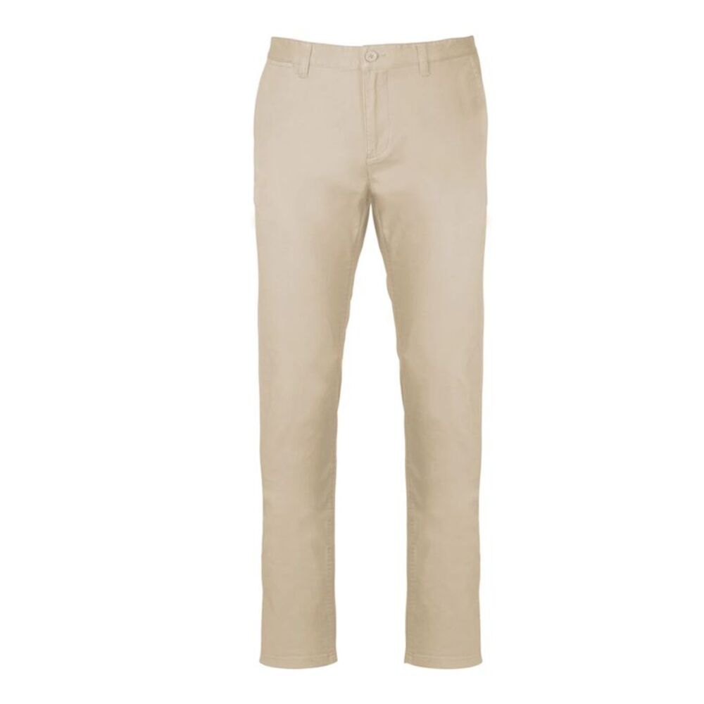 Kariban Mens Plain Modern Chinos / Beige